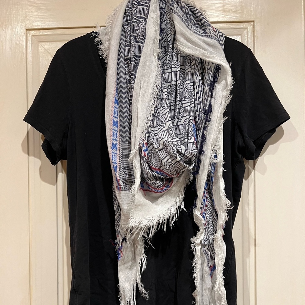 Geometric Large Scarf or Pareo
